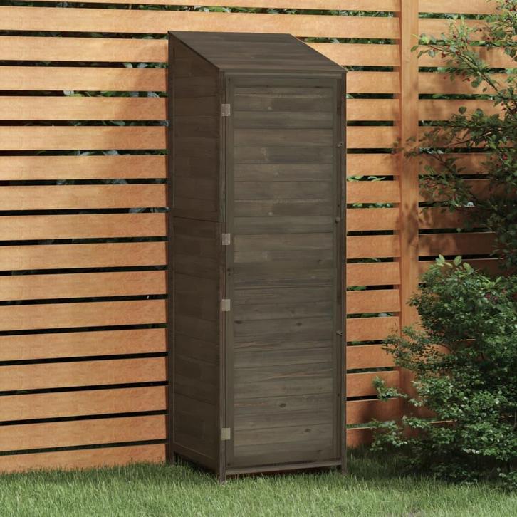 vidaXL Tuinschuur 55x52x174,5 cm massief vurenhout, Tuin en Terras, Tuinhuizen, Nieuw, Verzenden