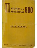 1958 FIAT 600 SEDAN | MULTIPLA WERKPLAATSHANDBOEK ENGELS