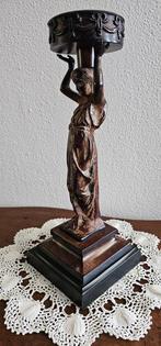 Beeld, De draagster - 33 cm - Gepatineerd brons, Antiek en Kunst, Curiosa en Brocante