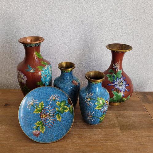 Chinese Cloisonne - Koper, Messing - China - Eind 20e eeuw, Antiek en Kunst, Antiek | Overige Antiek