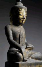 Burmese Buddha 18th-19th lacquered wood - Beeld -