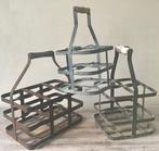 Mand (3) - Legering - Flessendraagmanden uit oude brouwerij, Antiek en Kunst