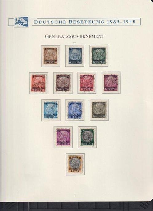 Gouvernement général 1939/1945 - Années, y compris les, Timbres & Monnaies, Timbres | Europe | Allemagne