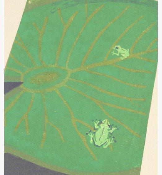 Gashu Fukami - A frog in a pond, Antiek en Kunst, Antiek | Overige Antiek