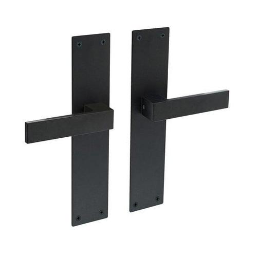 Deurklink Amsterdam schild zwart blind, Doe-het-zelf en Bouw, Hang- en Sluitwerk, Klink of Kruk, Nieuw, Ophalen of Verzenden