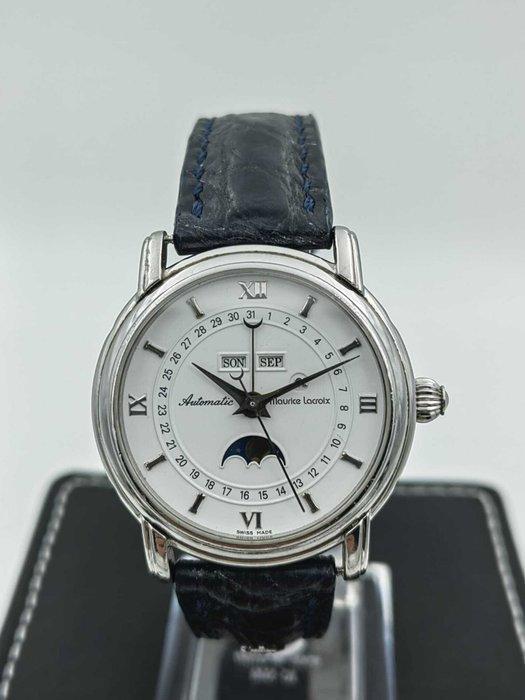 Maurice Lacroix - Masterpiece Triple Calendar Moonphase -, Handtassen en Accessoires, Horloges | Heren