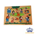 Grote Kralenspiraal | 7 Houten Puzzels | Speelgoed, Verzenden, Zo goed als nieuw, Overige typen