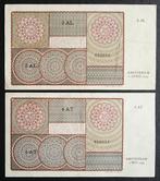 Nederland. - 2 x 25 Gulden 1944 - Pick 60 (Zonder, Postzegels en Munten, Bankbiljetten | Europa | Niet-Eurobiljetten