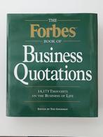The Forbes Book of Business Quotations 9783829028974, Zo goed als nieuw, Verzenden, Ted Goodman