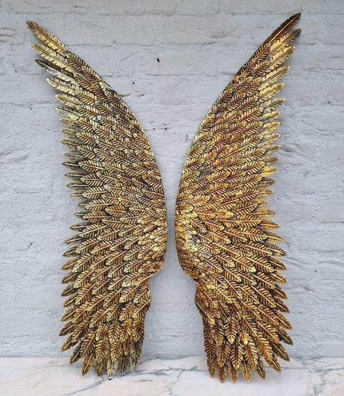 Figuur - Angel wings (2) - Staal, Antiek en Kunst, Antiek | Boeken en Manuscripten