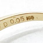 Zonder minimumprijs - Ring - 18 karaat Geel goud - 0.48ct., Nieuw