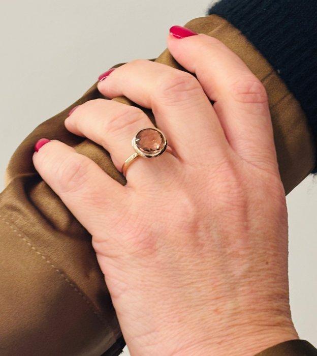 Zonder Minimumprijs - Zoccai - Ring Zilver - Halfedelstenen, Handtassen en Accessoires, Ringen