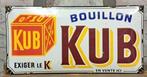 Enamel sign KUB Bouillon Shop - KUB Bouillon Shop - Années