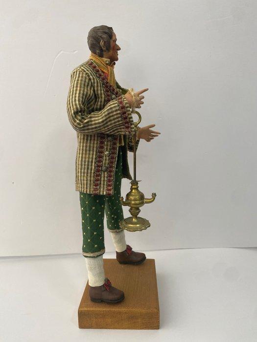 sculptuur, Pastore tecnica napoletana - 34.5 cm - Aardewerk,, Antiek en Kunst, Antiek | Glaswerk en Kristal