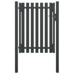 vidaXL Portail de clôture de jardin Acier 1x1,7 m, Verzenden, Neuf