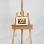 Clemens Briels (1946) - Two Faces with Flowers at the sides