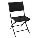 Opklapbare rotan stoel | 2 stuks | Zithoogte 46cm |Bolero, Verzenden, Nieuw in verpakking