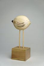 Urszula Despet - sculptuur, White Bird - 21 cm - Keramiek -