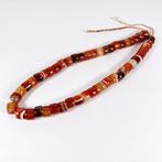 Agaat Natuurlijke rode sardonyx agaat ketting - Hoogte: 15