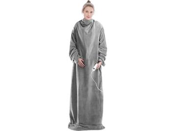 Elektrische deken met mouwen - Fleece plaid - Knuffeldeken, Verzenden