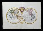 World Map - Wereldkaart in halfronden; Pierre M. Lapie /, Nieuw
