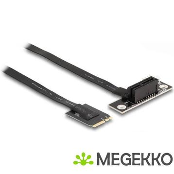 Delock 64217 M.2 Key A+E naar PCIe x1 NVMe Adapter haaks met