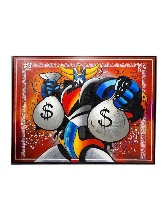 Le Youn (XX) - Goldorak Millionnaire · XXL, Antiquités & Art, Art | Peinture | Moderne