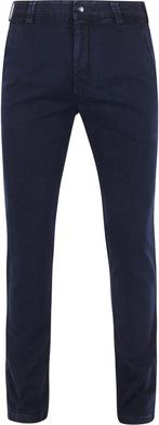 Meyer Chino Bonn Donkerblauw Jeans maat 27 Heren, Kleding | Heren, Verzenden, Nieuw, Blauw, Meyer