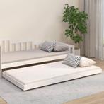vidaXL Bedframe zonder matras massief grenenhout wit 140x200, Huis en Inrichting, Slaapkamer | Bedden, Verzenden, Nieuw