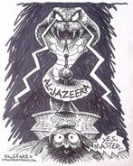 Pentekening Amerika - al jazeera (lijst optie, Tekeningen), Antiek en Kunst, Verzenden