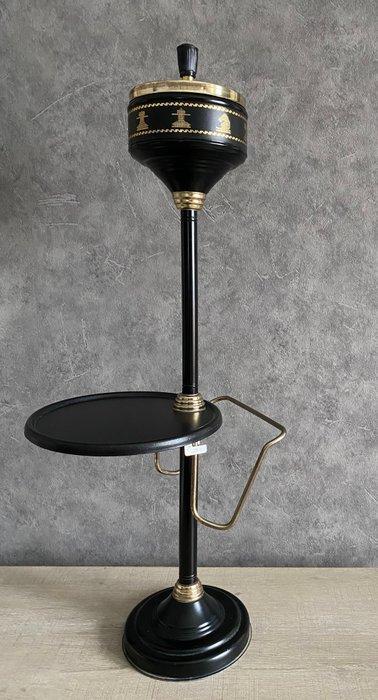 Asbak - Legering - asbak en tijdschriftenhouder, Antiek en Kunst, Kunst | Designobjecten