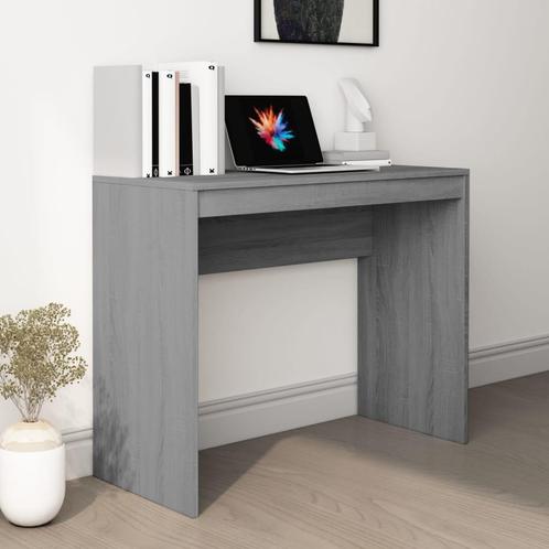vidaXL Bureau 90x40x72 cm bewerkt hout grijs sonoma, Huis en Inrichting, Bureaus, Nieuw, Verzenden