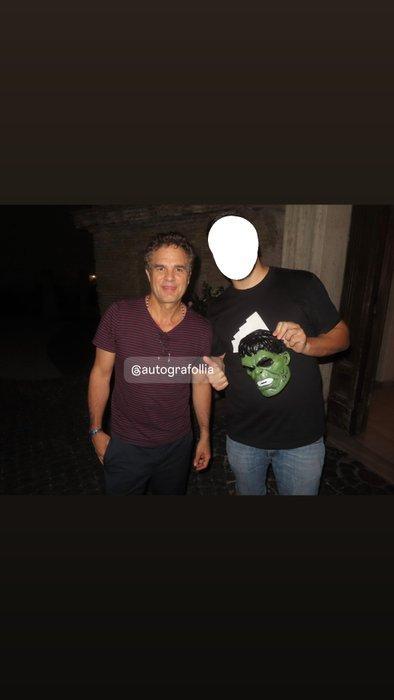 Hulk - Mask - Signed in person by Mark Ruffalo (July 25 -, Verzamelen, Film en Tv