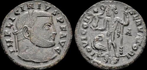 308-324ad Roman Licinius I Ae follis Jupiter standing fac..., Postzegels en Munten, Munten en Bankbiljetten | Verzamelingen, Verzenden