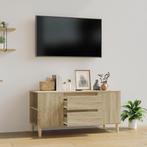 vidaXL Tv-meubel 102x44,5x50 cm bewerkt hout sonoma, Huis en Inrichting, Kasten |Televisiemeubels, Nieuw, Verzenden