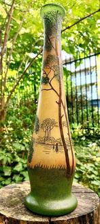 LEGRAS (1839-1916) - Vase - Très grand vase émaillé à décor, Antiek en Kunst