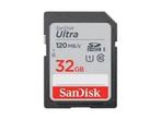 Veiling - SanDisk Ultra SD - 120MB/s - 32GB, Audio, Tv en Foto, Foto | Geheugenkaarten, Nieuw