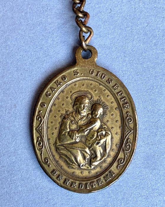 Antiek Rozenkrans - Lange conventionele rozenkrans in donker, Antiek en Kunst, Antiek | Boeken en Manuscripten