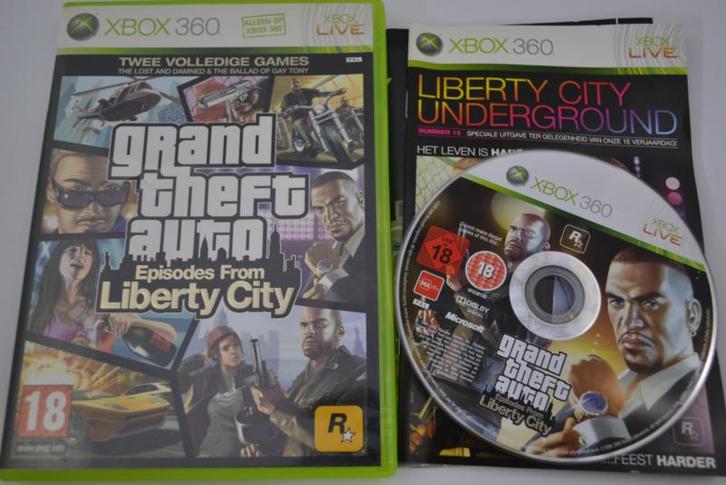 GTA - Grand Theft Auto IV - Episodes From Liberty City (360), Games en Spelcomputers, Games | Xbox 360