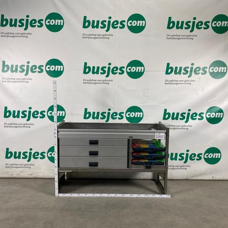 Aluca aluminium bedrijfswageninrichting gebruikt (nr 2207), Auto-onderdelen, Overige Auto-onderdelen, Gebruikt, Verzenden