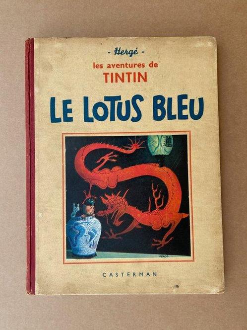 Tintin T5 - Le lotus bleu N&B (A 14 ter) - C - 1 Album -, Livres, BD