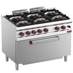 Fornuis + Maxi Oven | OPTIMA 700 | Gas | 6 Branders (6x, Verzenden, Nieuw in verpakking