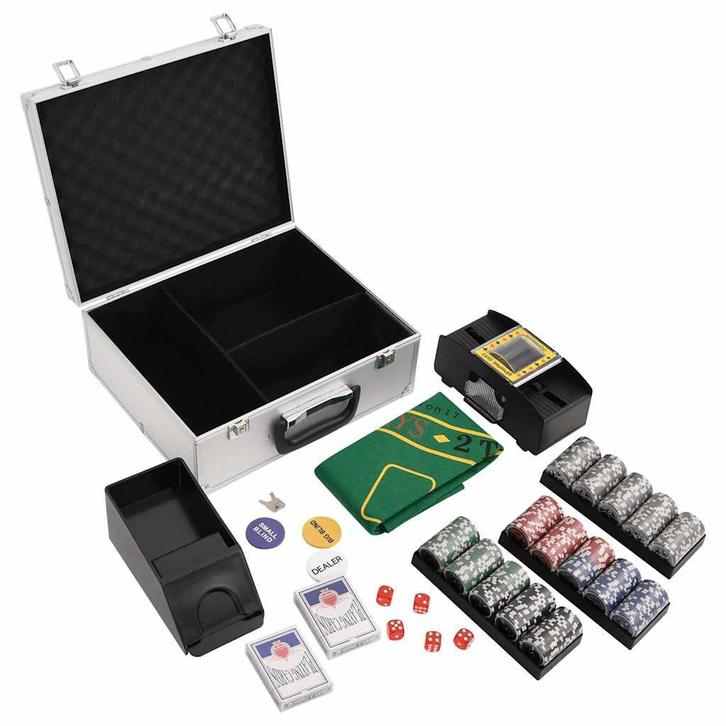 vidaXL 300-delige Pokerset 11,5 g, Hobby & Loisirs créatifs, Jeux de société | Jeux de cartes, Envoi