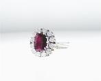Bague de cocktail - 14 carats Or blanc - 2.95ct. tw. Rubis -