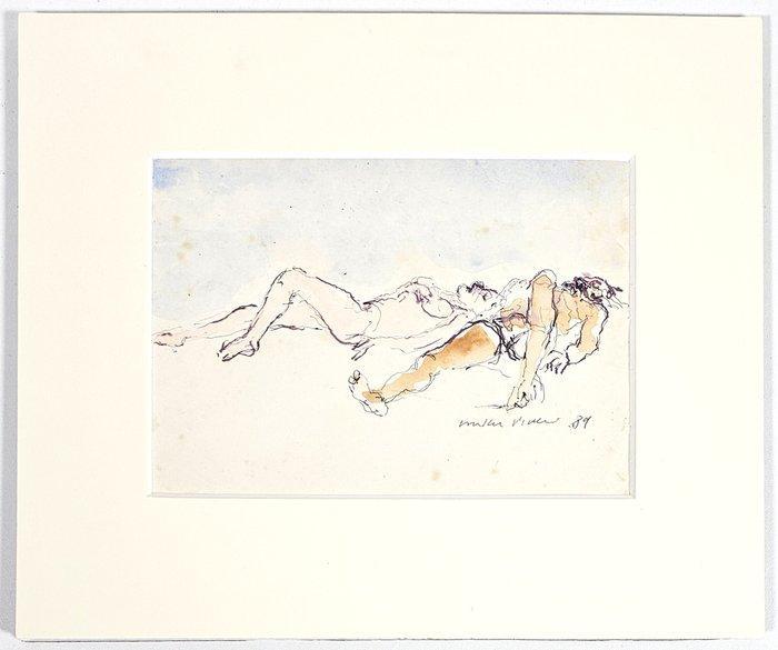 Walter Piacesi (1929) - La Siesta, Antiek en Kunst, Kunst | Schilderijen | Modern