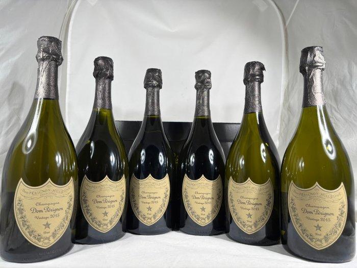 2015 Dom Pérignon - Champagne Brut - 6 Flessen (0.75 liter), Verzamelen, Wijnen