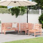 vidaXL 3-delige Loungeset massief douglashout, Tuin en Terras, Verzenden, Nieuw, Loungeset