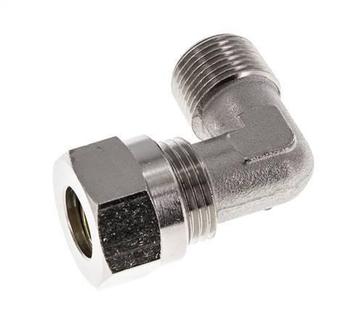 Raccord de coupe coude en laiton nickele 12L & R3/8 à, Verzenden