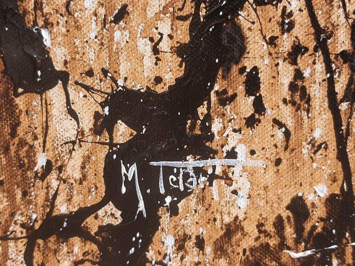 Michele Telari - Dark brown - XL, Antiek en Kunst, Kunst | Schilderijen | Modern