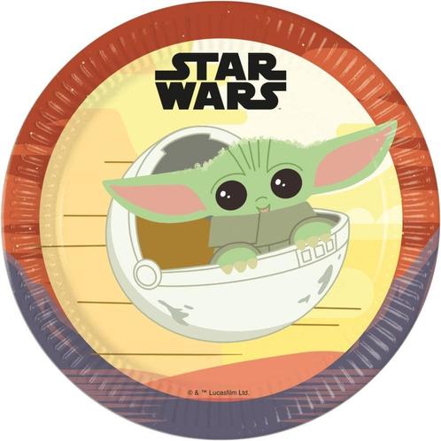 Star Wars Borden Baby Yoda 23cm 8st, Hobby en Vrije tijd, Feestartikelen, Nieuw, Verzenden